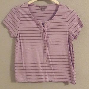 💎 2/$10 💎 Lavender Striped Top
